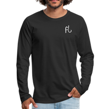 Load image into Gallery viewer, Flip Lures White Logo Back and Front Long Sleeve T - black
