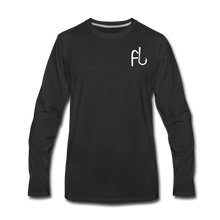 Load image into Gallery viewer, Flip Lures Long Sleeve T-Shirt w/ White Logo - black
