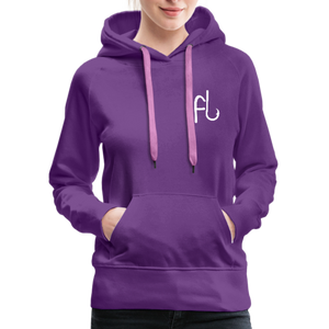 Flip Lures White Logo Women's Sweater - purple