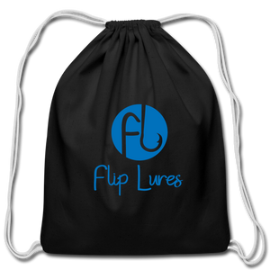 Flip Lure Drawstring Bag - black