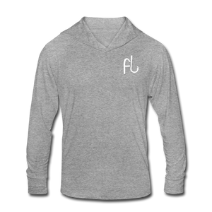 Flip Lures Unisex Tri-Blend Hoodie Shirt - heather gray