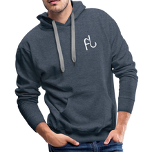 Load image into Gallery viewer, Flip Lures White Logo Sweater - heather denim
